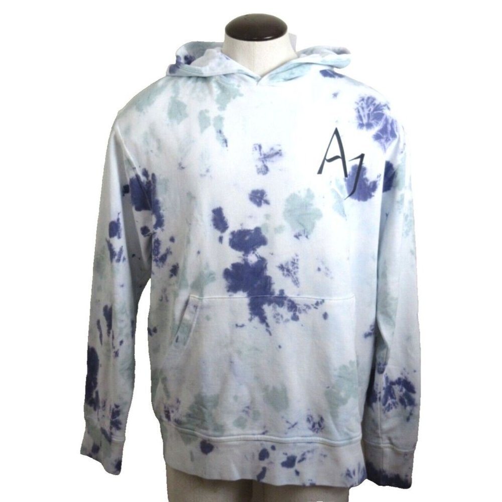 Men's Jordan Sport DNA Tie Dye PO Hoodie Sweatshirt Ocean Cube Sizes NWT